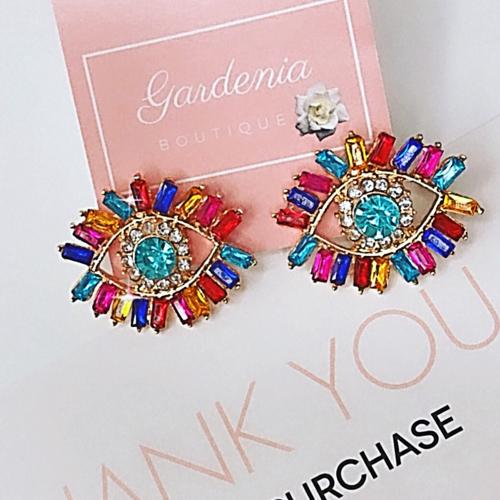 Luxe Evil Eye earrings